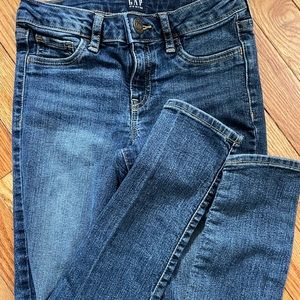 Gap denim, girls size 8, stretch super skinny jeans
